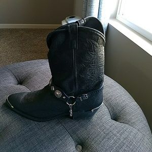 Mens Dingo cowboy boots. Size 15. Black